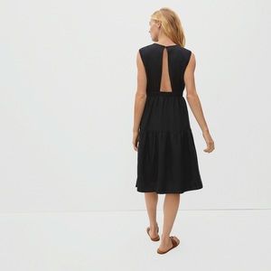 Everlane Linen Open-Back Dress